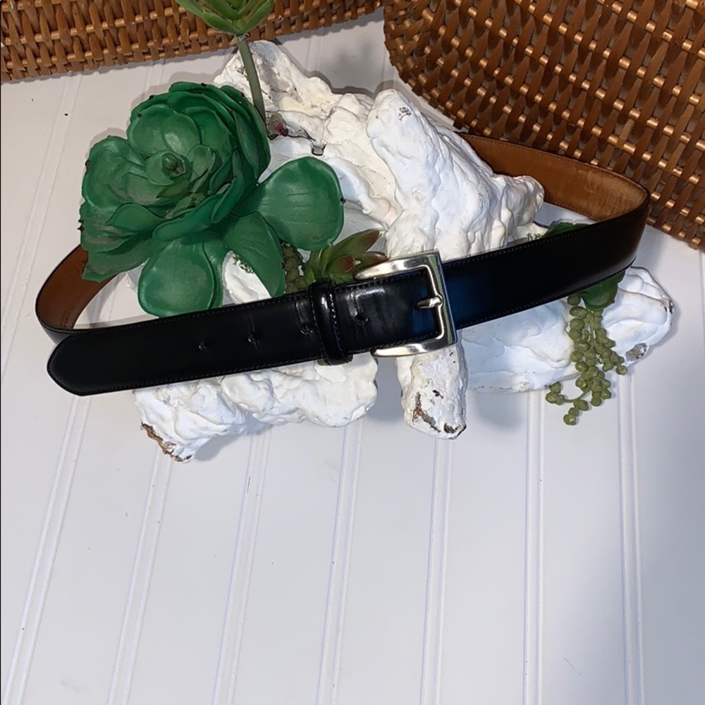Coach Leather Black Belt